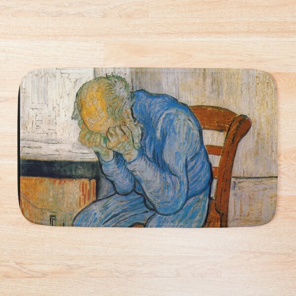 Item preview, At Eternitys Gate by Vincent van Gogh: Emotional Post Impressionist Poster designed and sold by artofuniverse.