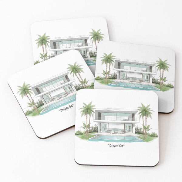Item preview, Dream On - Modern Luxury Villa Architecture designed and sold by Modern Nest Art.