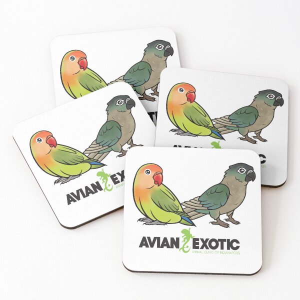 Item preview, Cute parrots designed and sold by exoticvetclinic.