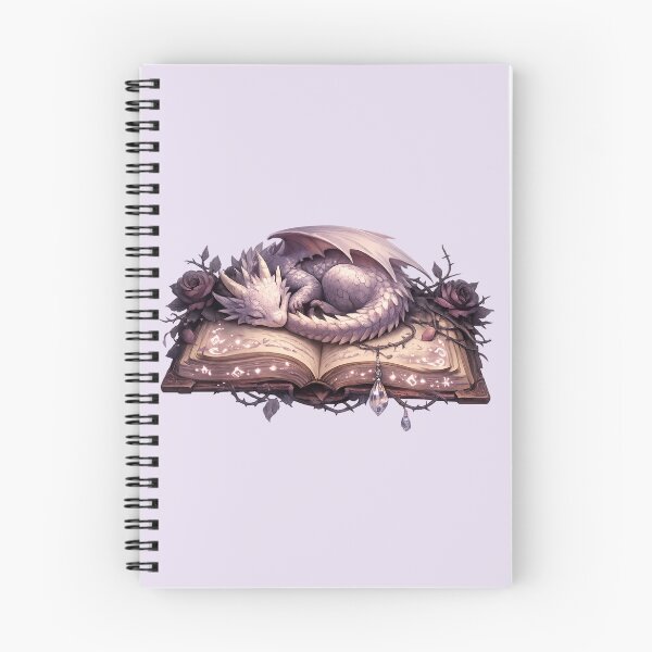 Item preview, Baby Dragon Sleeping on a Fantasy Book designed and sold by Ora-kuro.
