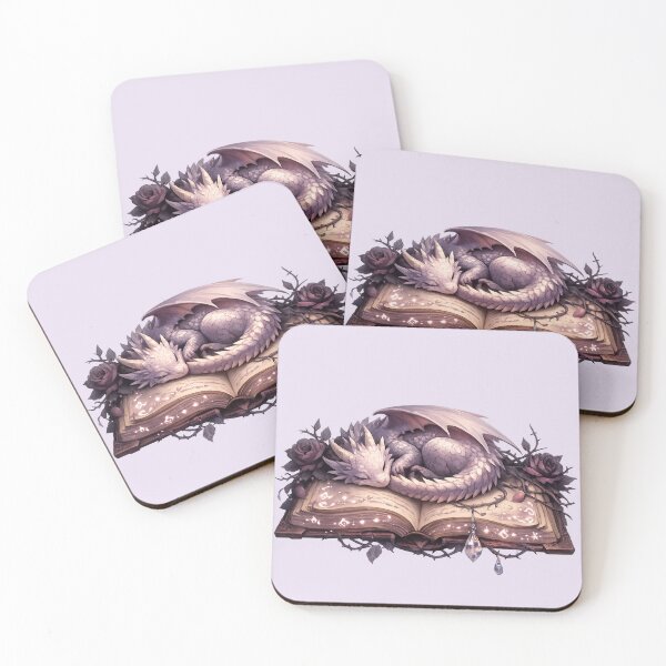 Item preview, Baby Dragon Sleeping on a Fantasy Book designed and sold by Ora-kuro.