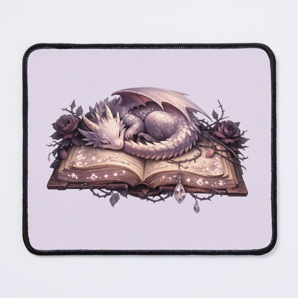 Item preview, Baby Dragon Sleeping on a Fantasy Book designed and sold by Ora-kuro.