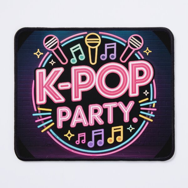 Item preview, K-Pop Party Neon Sign Design | K-pop Shirt, K-pop Sticker, K-pop Mug, K-POP Gifts designed and sold by happiness1000.