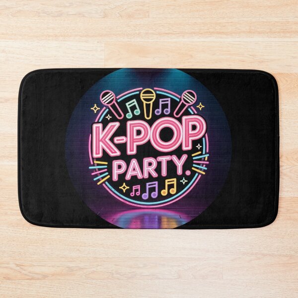 Item preview, K-Pop Party Neon Sign Design | K-pop Shirt, K-pop Sticker, K-pop Mug, K-POP Gifts designed and sold by happiness1000.