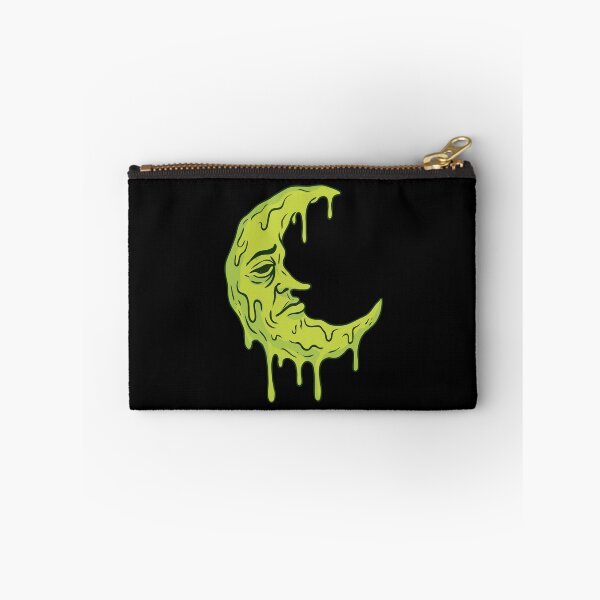 Item preview, Green Melting Grumpy Moon designed and sold by Gkinoki.