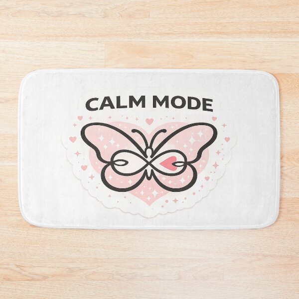Item preview, Calm Mode Butterfly Line Art Minimalist Aesthetic Design designed and sold by Serene Whiskers.