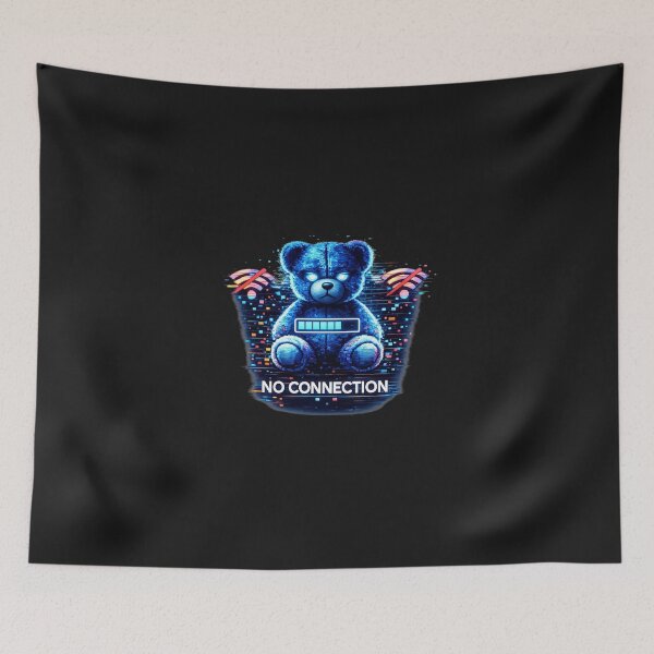 Item preview, Cyberpunk Teddy Bear No Connection Glitch Aesthetic Shirt designed and sold by unglaublichGut.