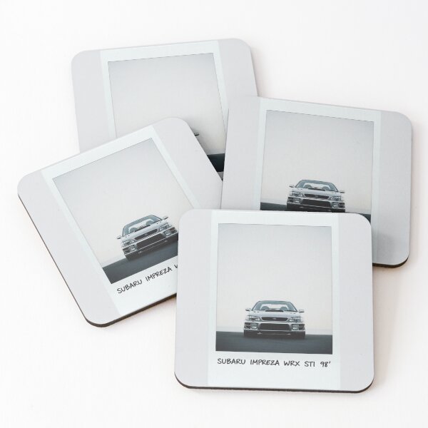 Item preview, Subaru Impreza WRX STI 98' GC8 Rally Legend Retro Polaroid Style Art designed and sold by Motorline44.