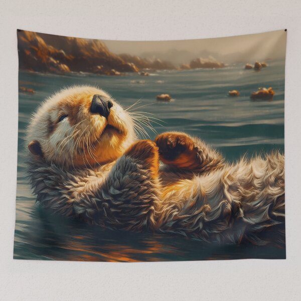 Item preview, Sea Otter Art #8 | Otter Lovers designed and sold by ksgraphics222.