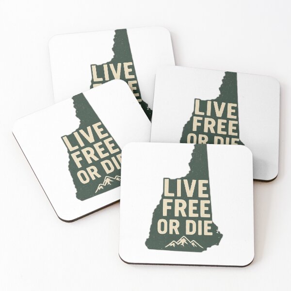 Item preview, New Hampshire - Live free or die logo designed and sold by Hallway-Med.