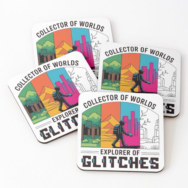 Item preview, Collector of Worlds Explorer of Glitches - Indie Gaming Aesthetic T-Shirt designed and sold by MerchlyMike.