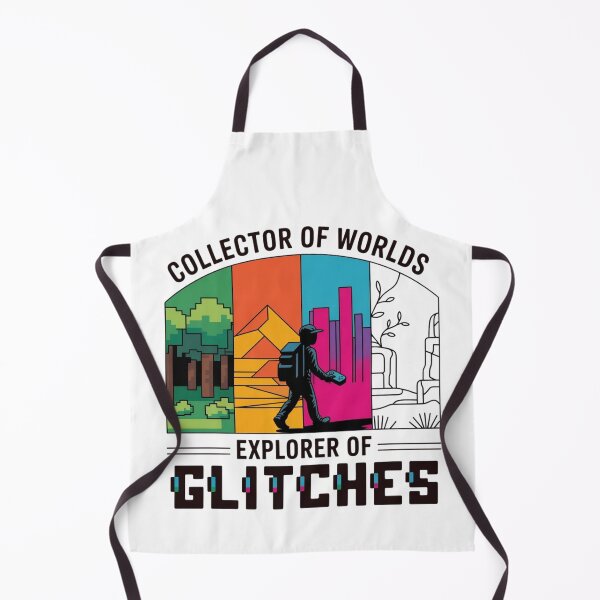 Item preview, Collector of Worlds Explorer of Glitches - Indie Gaming Aesthetic T-Shirt designed and sold by MerchlyMike.