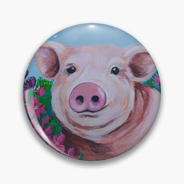 Item preview, Joyful Pig - Adorable Illustration with a Cheerful Mood designed and sold by Agnieszka Gajewska art.
