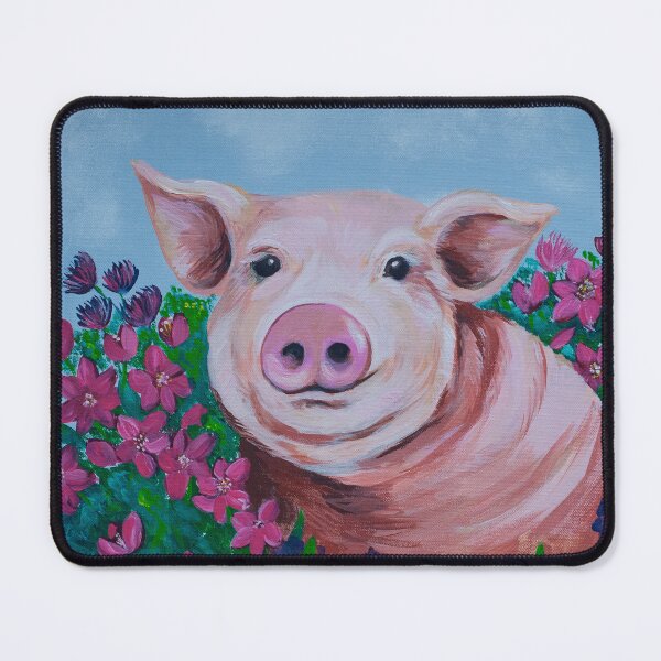 Item preview, Joyful Pig - Adorable Illustration with a Cheerful Mood designed and sold by Agnieszka Gajewska art.