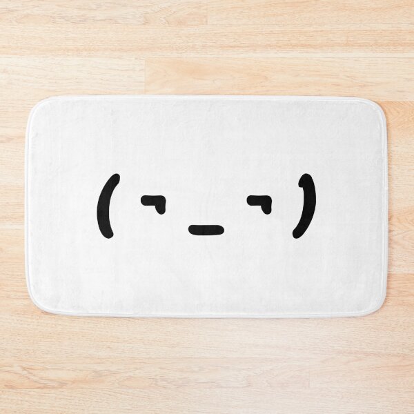 Item preview, kaomoji seriously face designed and sold by Vector Woofs.