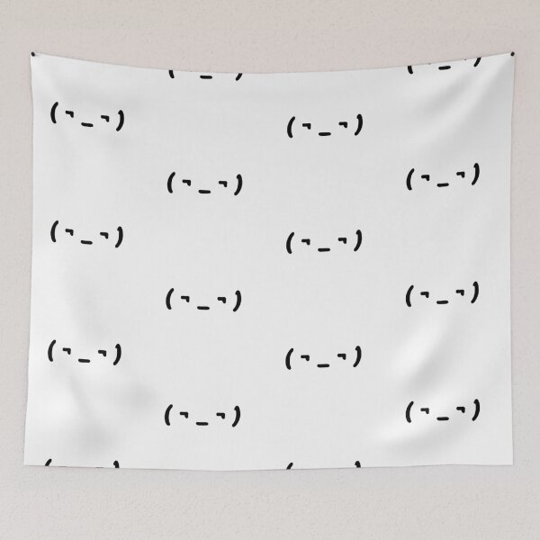 Item preview, kaomoji seriously face designed and sold by Vector Woofs.