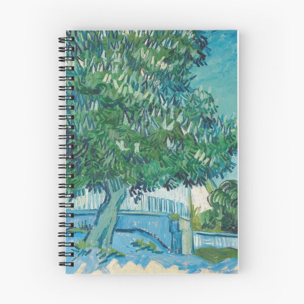 Item preview, Blossoming Chestnut Trees by Vincent van Gogh: Post Impressionist Garden Poster designed and sold by artofuniverse.