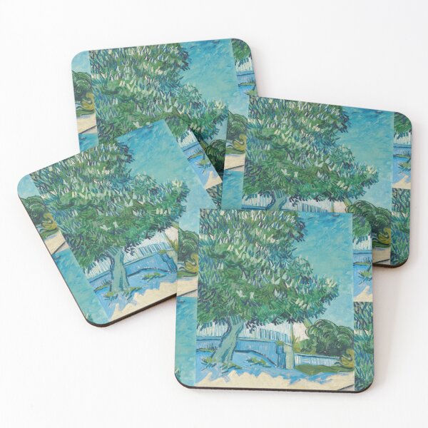 Item preview, Blossoming Chestnut Trees by Vincent van Gogh: Post Impressionist Garden Poster designed and sold by artofuniverse.