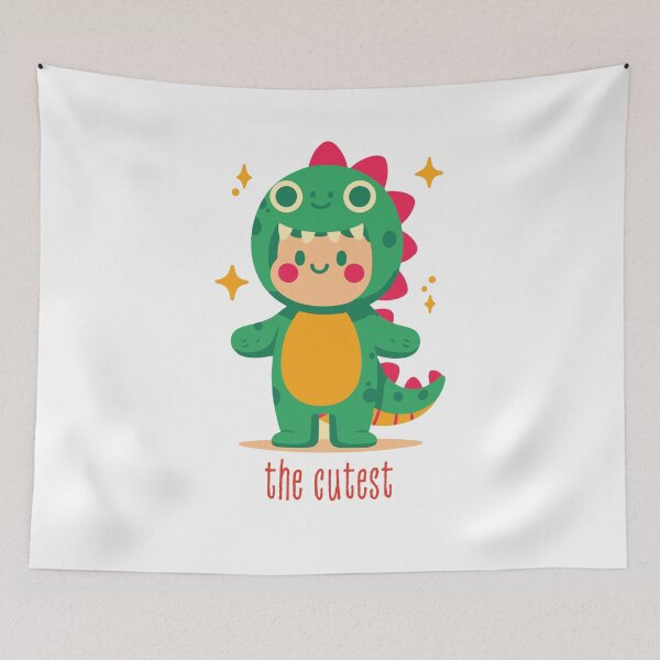 Item preview, "the cutest" Colorful Happy Dragon Design designed and sold by thelivingrp.