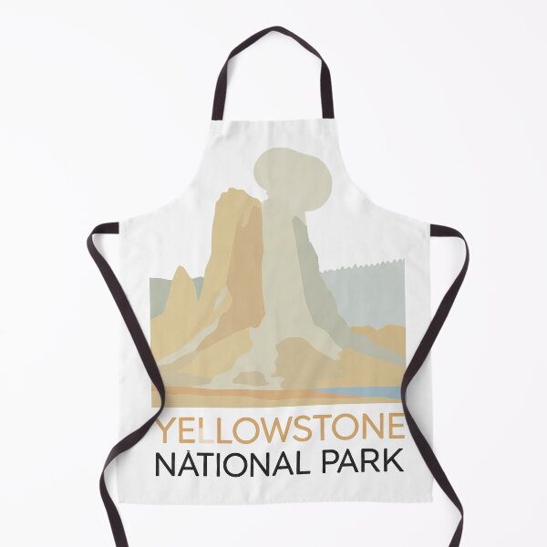 Item preview, Yellowstone National Park Old Faithful Geyser – Minimalist Nature Poster Print designed and sold by OzzFrequency.