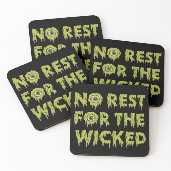 Item preview, No Rest For The Wicked designed and sold by SlayPOPShop.