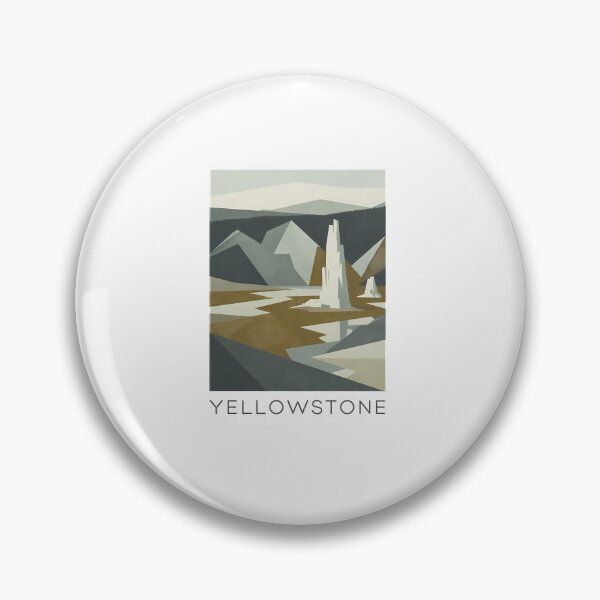 Item preview, Copy of Yellowstone National Park Old Faithful Geyser – Minimalist Nature Poster Print designed and sold by OzzFrequency.