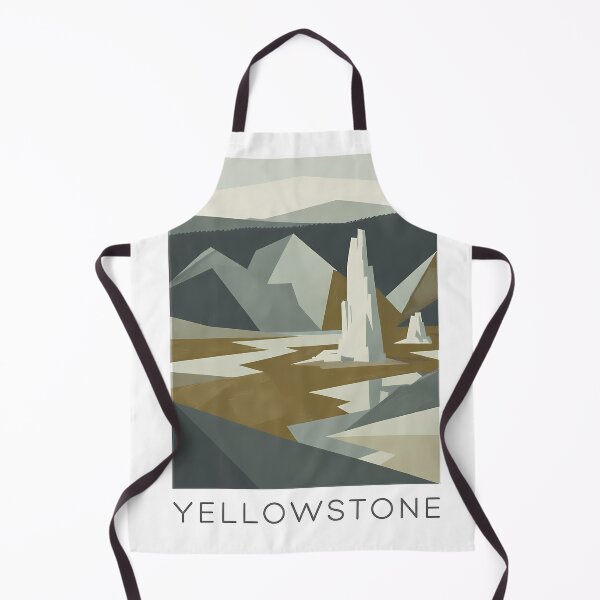 Item preview, Copy of Yellowstone National Park Old Faithful Geyser – Minimalist Nature Poster Print designed and sold by OzzFrequency.