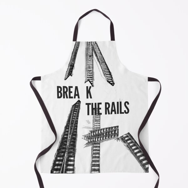 Item preview, Break the Rails – Rebel Mindset Shirt | Broken Tracks Industrial Graphic Tee designed and sold by ChiaraPagani.