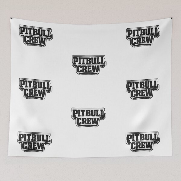 Item preview, Varsity Pitbull Crew Black Block letters designed and sold by My Pitbull Place.