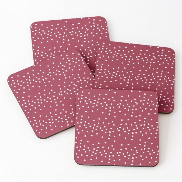 Item preview,  Viviva Magenta, color of the year 2023 Viva Magenta, Viva Magenta dots designed and sold by GulQari.