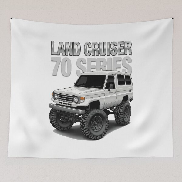 Item preview, Land Cruiser 70 Series Troopy Off Road Illustration designed and sold by Off-Road-Zone.