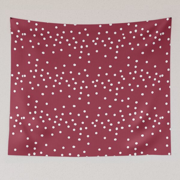 Item preview,  Viviva Magenta, color of the year 2023 Viva Magenta, Viva Magenta dots designed and sold by GulQari.
