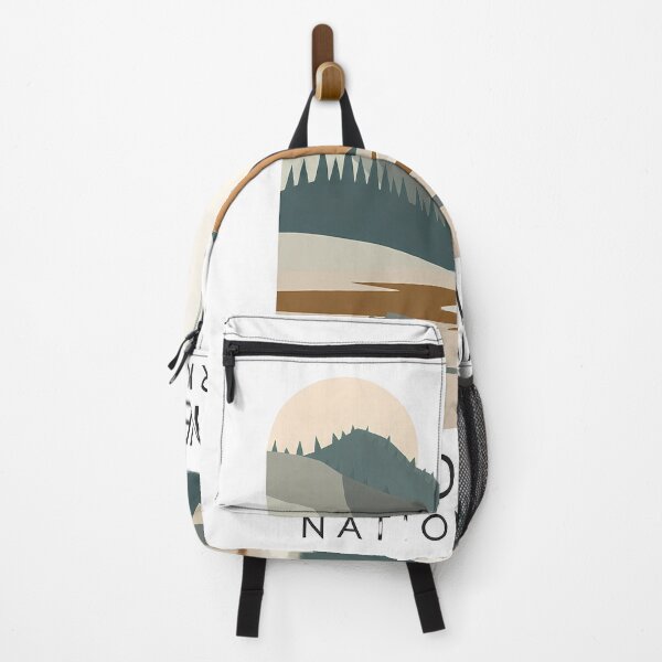 Item preview, Yellowstone National Park Old Faithful Geyser – Minimalist Nature Poster Print designed and sold by OzzFrequency.