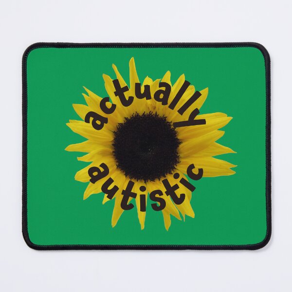 Item preview, ndvh Actually Autistic (sunflower) designed and sold by Nik’s T-Shirts.