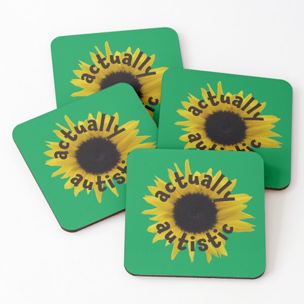 Item preview, ndvh Actually Autistic (sunflower) designed and sold by Nik’s T-Shirts.