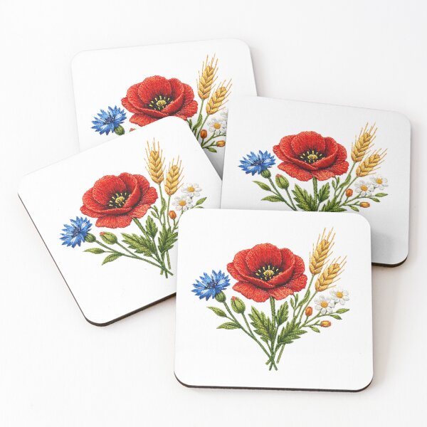 Artikelvorschau, Sonnenblumen- und Wildblumen-Stickereistrauß entworfen und verkauft von mybunnyparadise.
