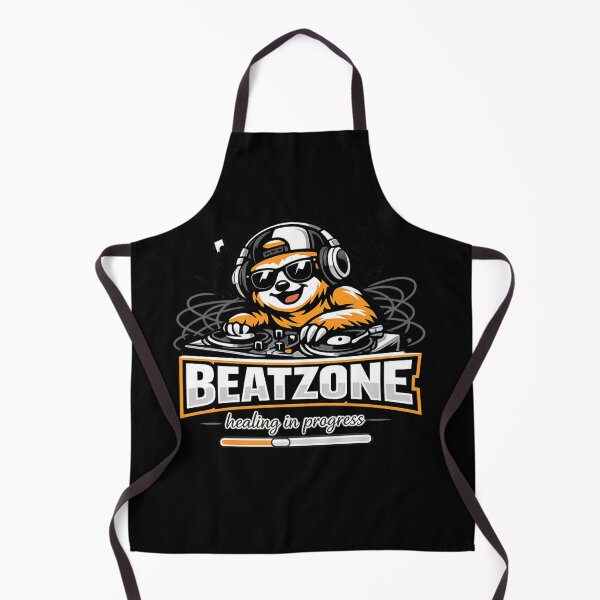 Item preview, BeatZone DJ Dog Mascot – Music Lover Streetwear Design “Healing in Progress” designed and sold by CosmicSplendor.