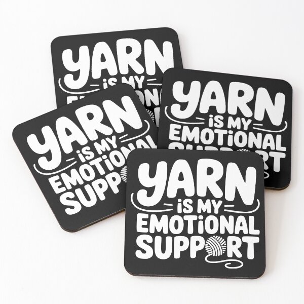 Item preview, Yarn Is My Emotional Support designed and sold by theartfulaspie.