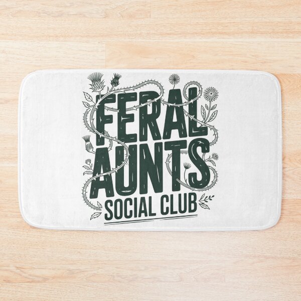 Item preview, Feral Aunts Social Club - Retro Nature & Family Humor T-Shirt designed and sold by MerchlyMike.