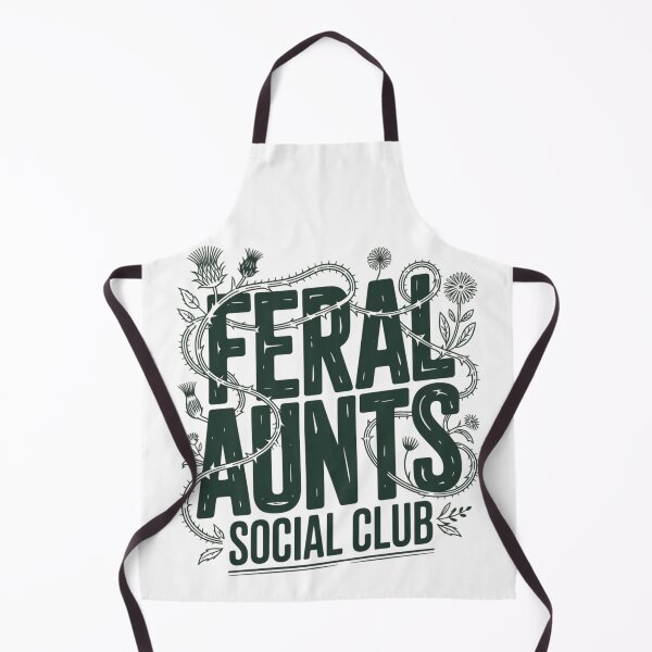 Item preview, Feral Aunts Social Club - Retro Nature & Family Humor T-Shirt designed and sold by MerchlyMike.