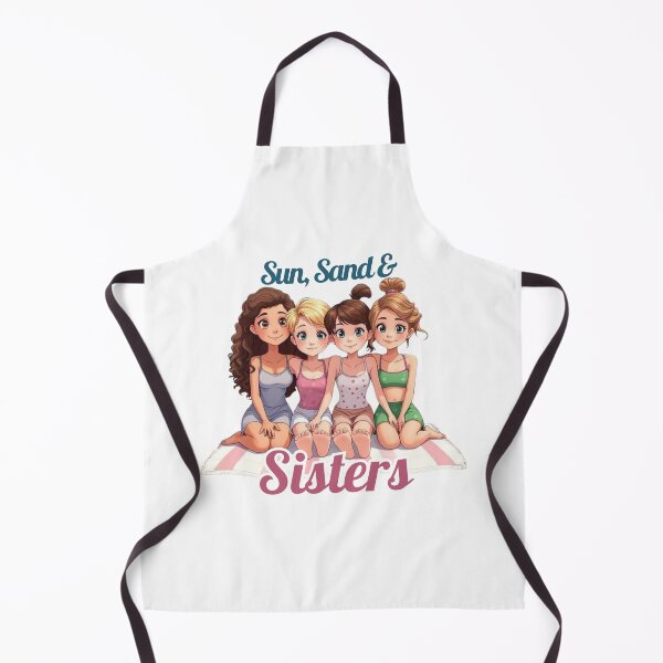 Item preview, Sun, Sand & Sisters – Cute Beach Sisters Design, Summer Sister Gift designed and sold by Silaris Designs.