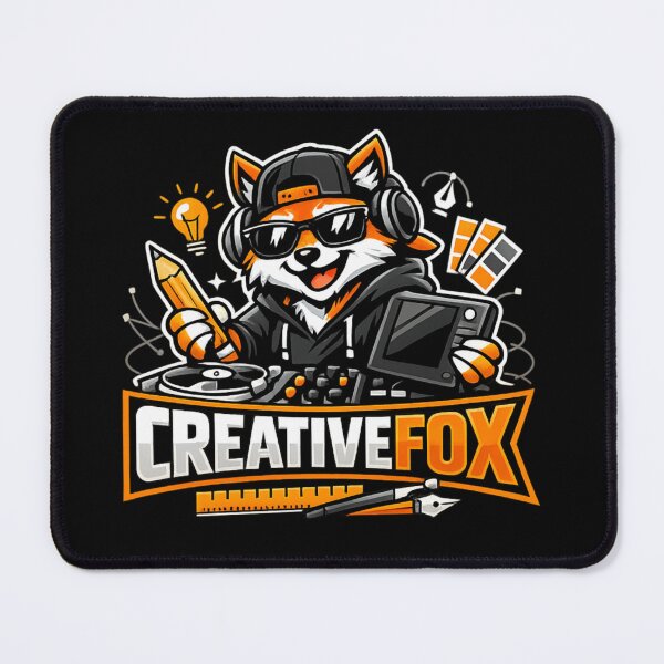 Item preview, Creative Fox Designer Mascot – Graphic Design Streetwear Logo designed and sold by CosmicSplendor.