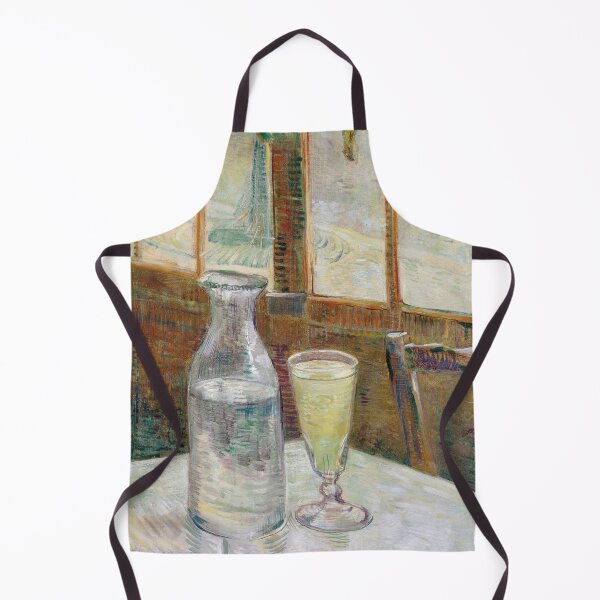 Item preview, Cafe Table With Absinth by Vincent van Gogh: Post Impressionist Cafe Art designed and sold by artofuniverse.