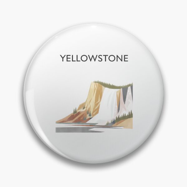 Item preview, Yellowstone National Park Old Faithful Geyser – Minimalist Nature Poster Print designed and sold by OzzFrequency.