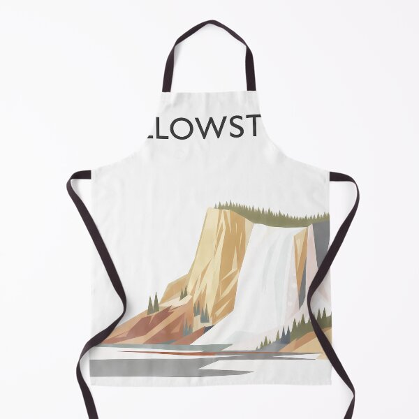 Item preview, Yellowstone National Park Old Faithful Geyser – Minimalist Nature Poster Print designed and sold by OzzFrequency.