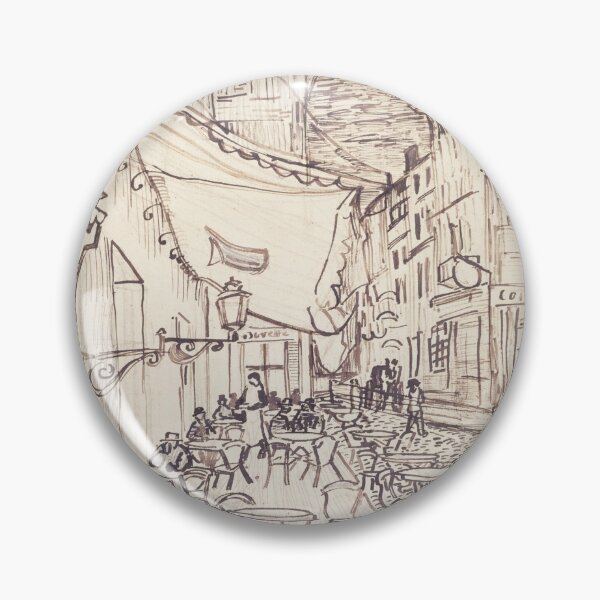 Item preview, Cafe Terrace at Night by Vincent van Gogh: Vintage European Cafe Poster designed and sold by artofuniverse.