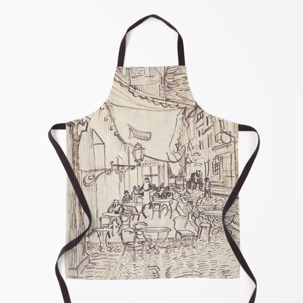 Item preview, Cafe Terrace at Night by Vincent van Gogh: Vintage European Cafe Poster designed and sold by artofuniverse.