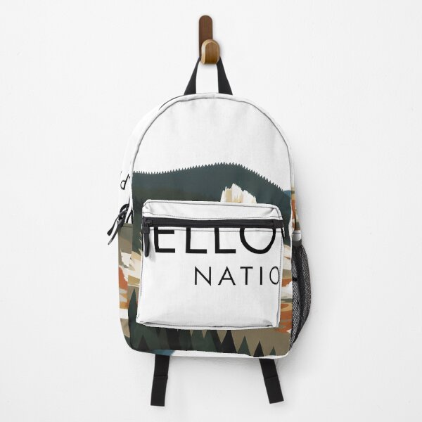 Item preview, Yellowstone National Park Old Faithful Geyser – Minimalist Nature Poster Print designed and sold by OzzFrequency.