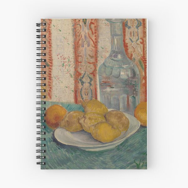 Item preview, Carafe and Dish With Citrus Fruit by Vincent van Gogh: Post Impressionist Still Life designed and sold by artofuniverse.