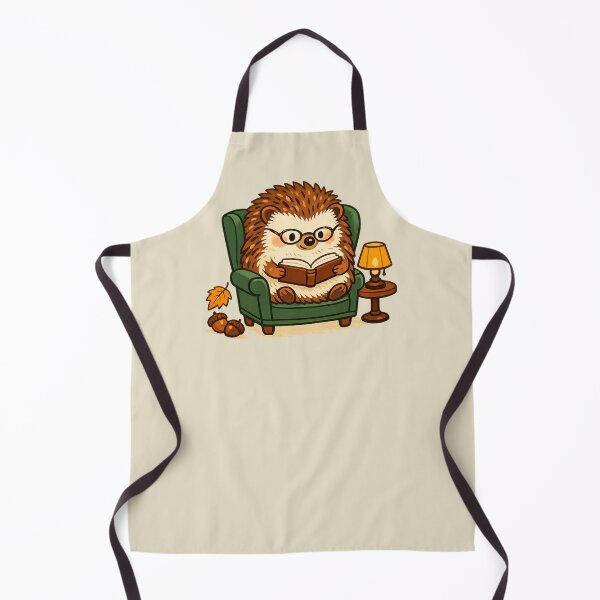 Item preview, Book Lover Hedgehog Reading designed and sold by Ora-kuro.